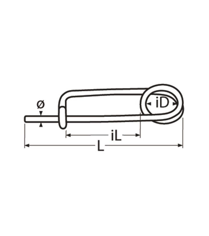 Safety spring / A4-AISI-316 | Scanmarc A/S
